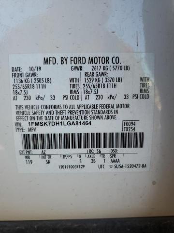 Photo 12 VIN: 1FMSK7DH1LGA81464 - FORD EXPLORER X 