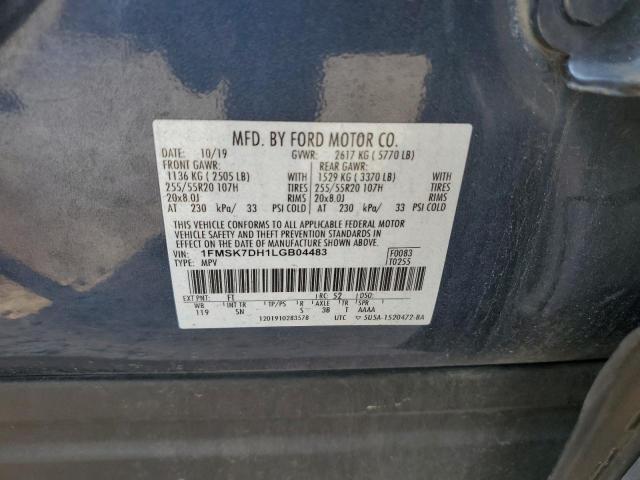 Photo 13 VIN: 1FMSK7DH1LGB04483 - FORD EXPLORER X 