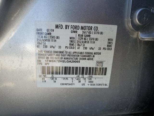 Photo 13 VIN: 1FMSK7DH2LGA29065 - FORD EXPLORER X 