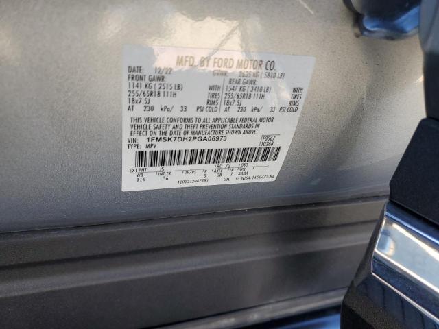 Photo 12 VIN: 1FMSK7DH2PGA06973 - FORD EXPLORER X 