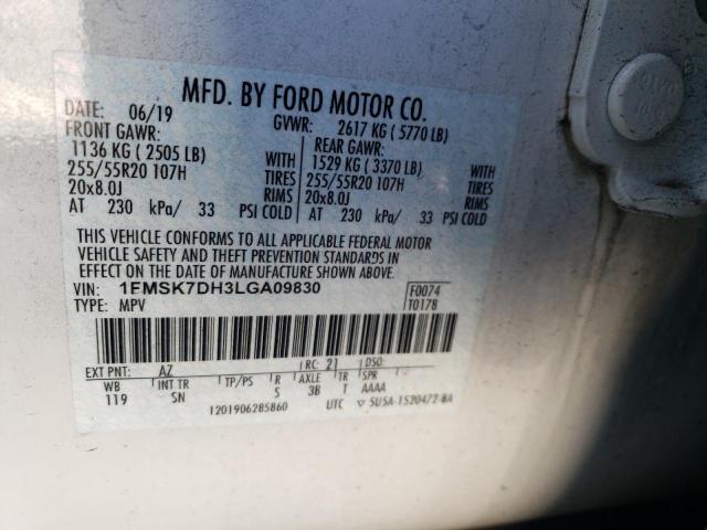 Photo 12 VIN: 1FMSK7DH3LGA09830 - FORD EXPLORER X 