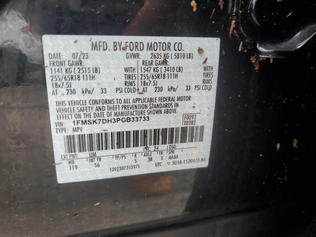 Photo 13 VIN: 1FMSK7DH3PGB33733 - FORD EXPLORER X 