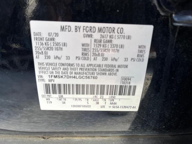 Photo 11 VIN: 1FMSK7DH4LGC56760 - FORD EXPLORER 