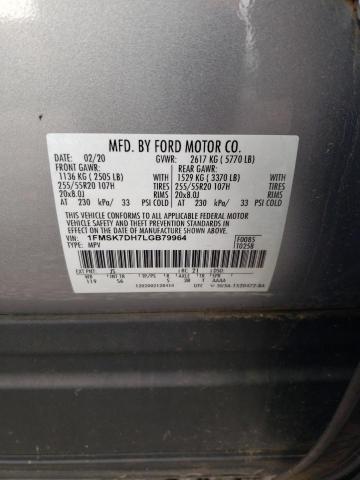 Photo 12 VIN: 1FMSK7DH7LGB79964 - FORD EXPLORER 