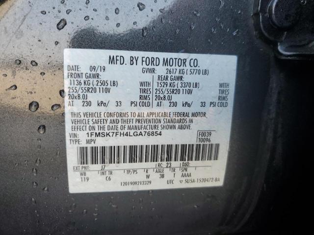 Photo 13 VIN: 1FMSK7FH4LGA76854 - FORD EXPLORER L 