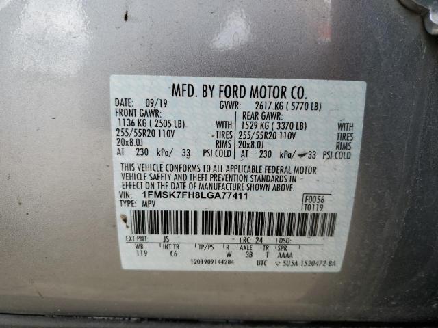 Photo 11 VIN: 1FMSK7FH8LGA77411 - FORD EXPLORER 