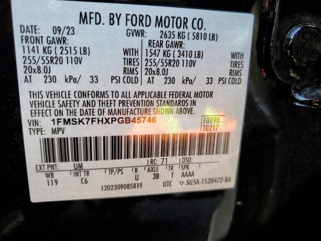 Photo 13 VIN: 1FMSK7FHXPGB45746 - FORD EXPLORER L 