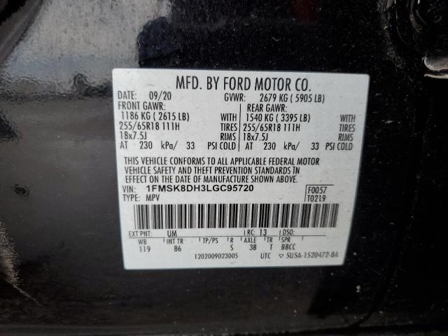 Photo 12 VIN: 1FMSK8DH3LGC95720 - FORD EXPLORER 