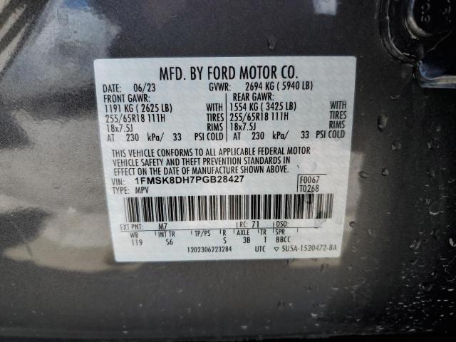 Photo 12 VIN: 1FMSK8DH7PGB28427 - FORD EXPLORER 