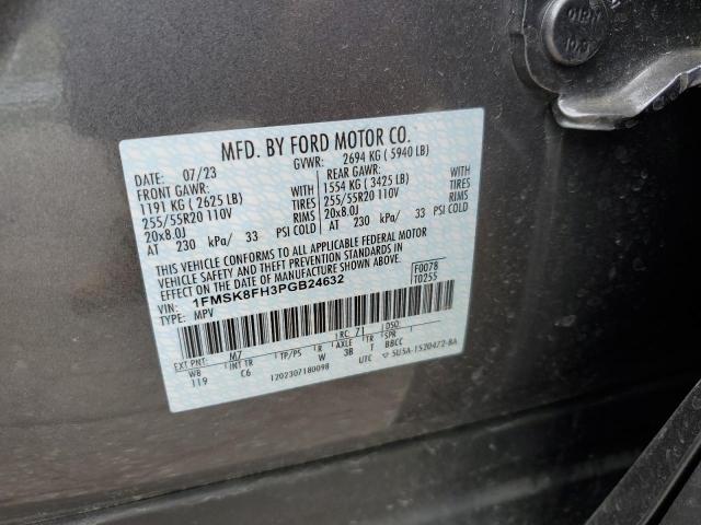 Photo 13 VIN: 1FMSK8FH3PGB24632 - FORD EXPLORER L 