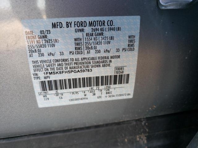 Photo 13 VIN: 1FMSK8FH5PGA59783 - FORD EXPLORER 