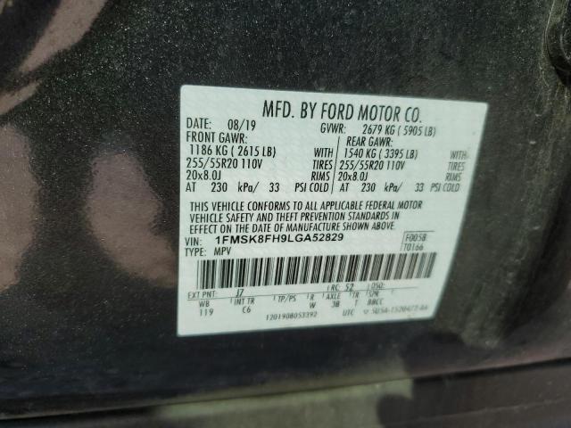 Photo 13 VIN: 1FMSK8FH9LGA52829 - FORD EXPLORER L 