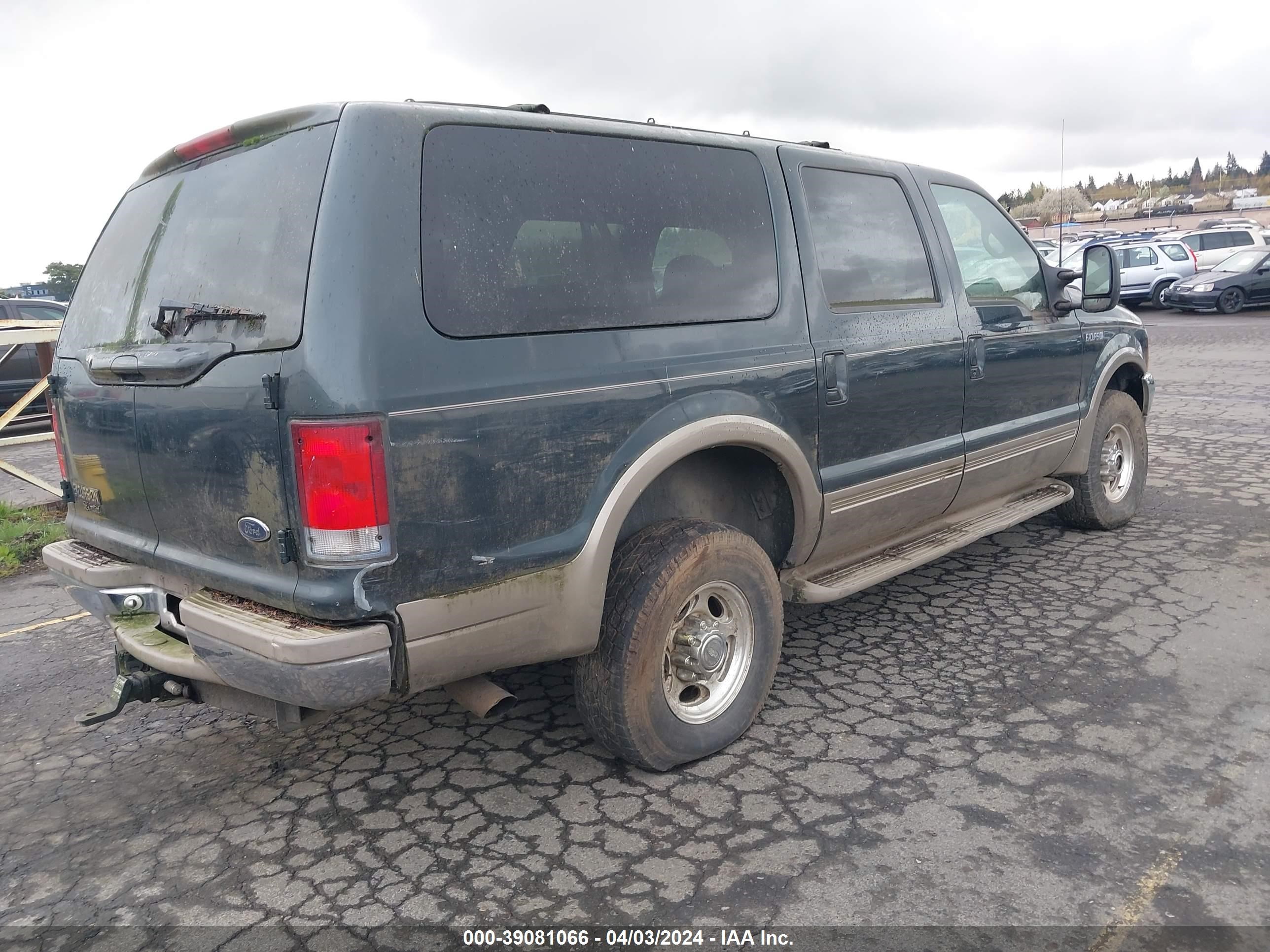 Photo 3 VIN: 1FMSU43F0YEA95643 - FORD EXCURSION 