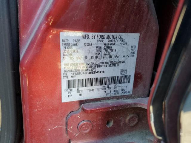 Photo 11 VIN: 1FMSU45P45ED48416 - FORD EXCURSION 