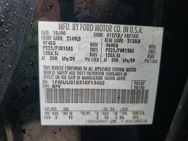 Photo 13 VIN: 1FMUU01B51KF13462 - FORD ESCAPE 