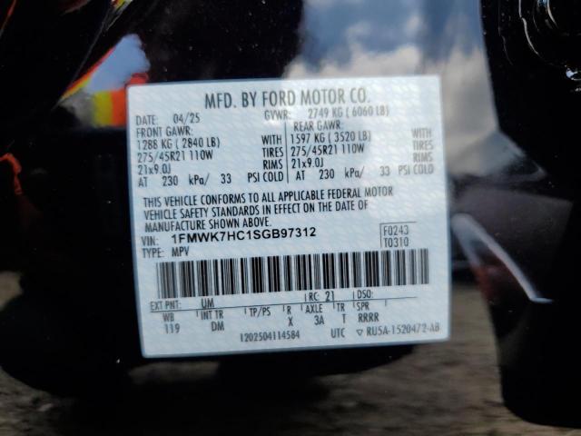 Photo 12 VIN: 1FMWK7HC1SGB97312 - FORD EXPLORER P 