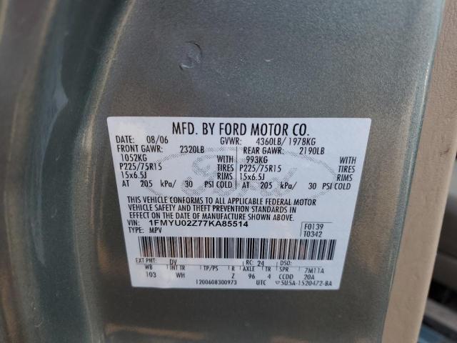 Photo 11 VIN: 1FMYU02Z77KA85514 - FORD ESCAPE 