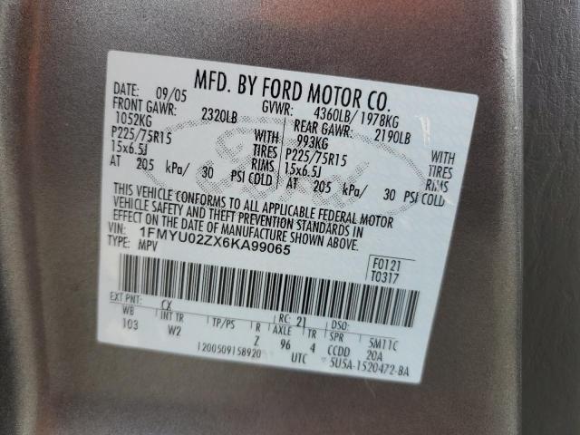 Photo 11 VIN: 1FMYU02ZX6KA99065 - FORD ESCAPE 