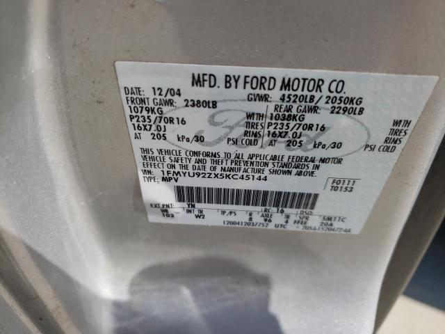 Photo 12 VIN: 1FMYU92ZX5KC45144 - FORD ESCAPE 