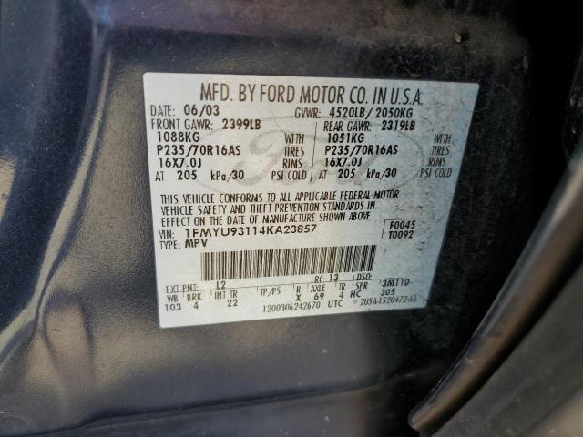 Photo 13 VIN: 1FMYU93114KA23857 - FORD ESCAPE 