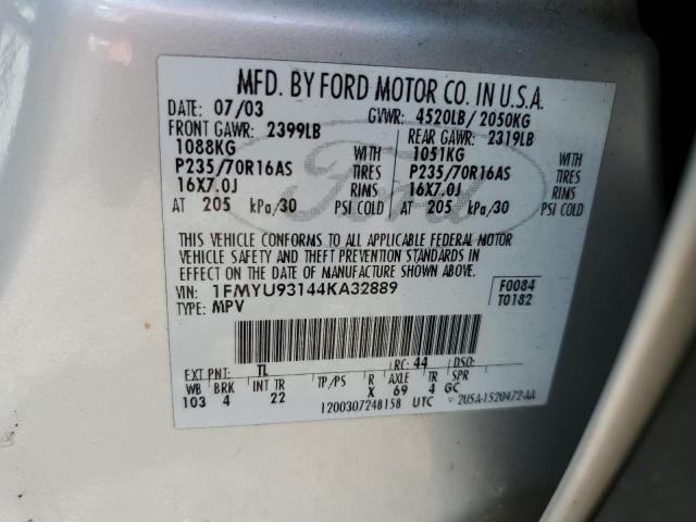 Photo 11 VIN: 1FMYU93144KA32889 - FORD ESCAPE 