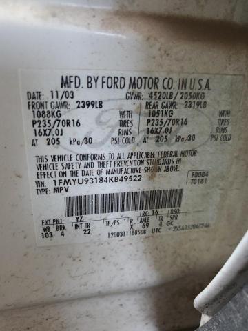 Photo 12 VIN: 1FMYU93184KB49522 - FORD ESCAPE 