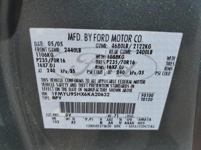 Photo 11 VIN: 1FMYU95HX6KA20632 - FORD ESCAPE 