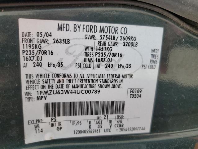 Photo 11 VIN: 1FMZU63W44UC00789 - FORD EXPLORER 