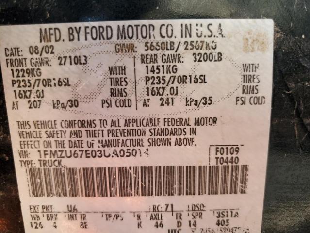 Photo 11 VIN: 1FMZU67E03UA05014 - FORD EXPLORER 