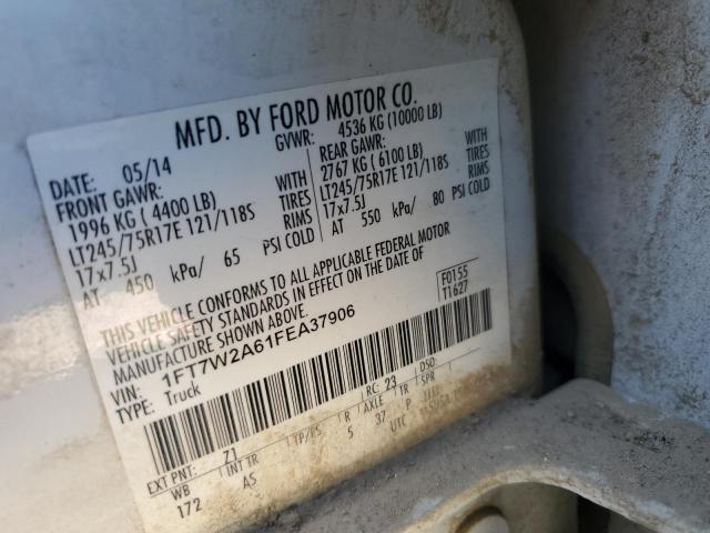 Photo 12 VIN: 1FT7W2A61FEA37906 - FORD F250 