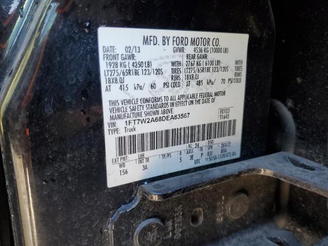 Photo 11 VIN: 1FT7W2A68DEA83567 - FORD F250 SUPER 