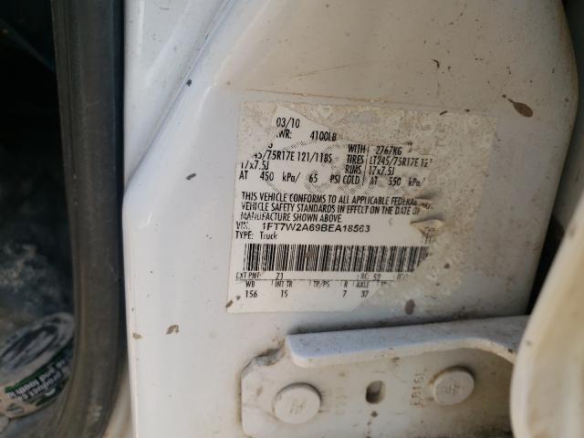 Photo 9 VIN: 1FT7W2A69BEA18563 - FORD F250 SUPER 