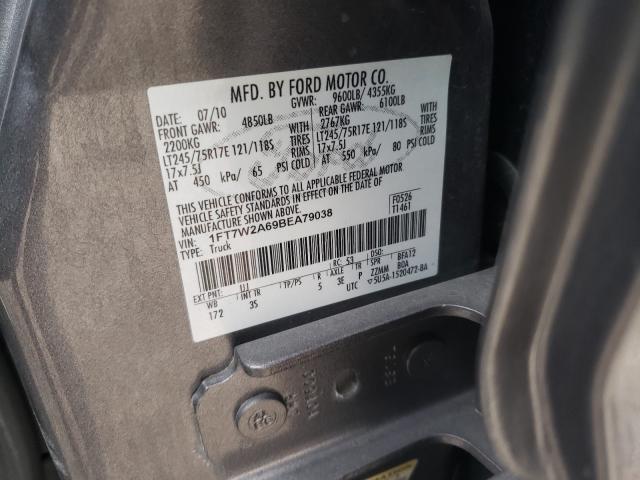 Photo 9 VIN: 1FT7W2A69BEA79038 - FORD F250 SUPER 