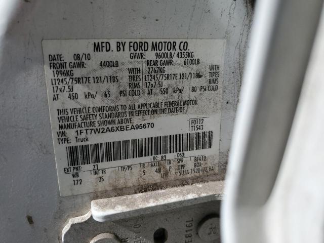 Photo 12 VIN: 1FT7W2A6XBEA95670 - FORD F250 