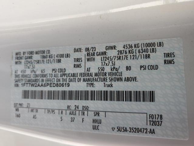 Photo 11 VIN: 1FT7W2AA6PED80619 - FORD F250 