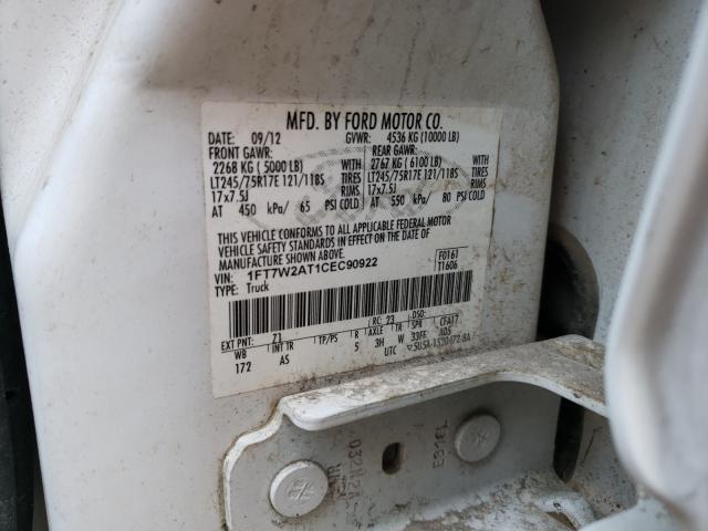 Photo 9 VIN: 1FT7W2AT1CEC90922 - FORD F250 SUPER 