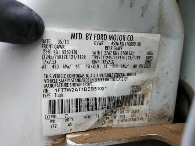 Photo 11 VIN: 1FT7W2AT1DEB51021 - FORD F250 