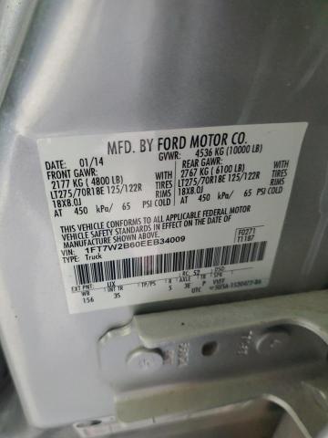 Photo 12 VIN: 1FT7W2B60EEB34009 - FORD F250 SUPER 