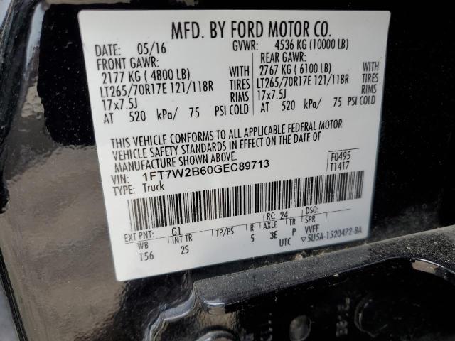 Photo 11 VIN: 1FT7W2B60GEC89713 - FORD F250 SUPER 