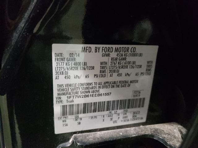 Photo 9 VIN: 1FT7W2B61EEB61557 - FORD F250 SUPER 