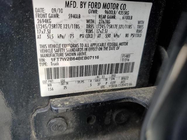 Photo 11 VIN: 1FT7W2B64BEB07116 - FORD F250 