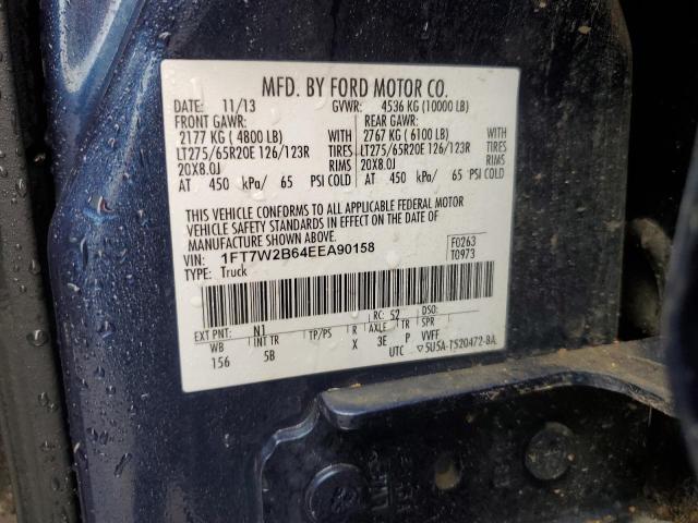 Photo 11 VIN: 1FT7W2B64EEA90158 - FORD F250 