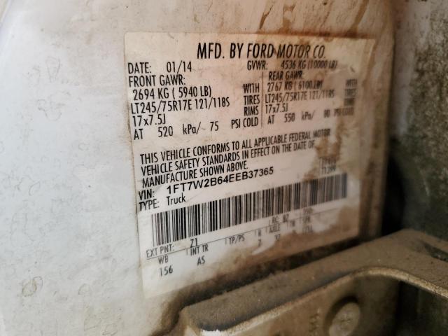 Photo 11 VIN: 1FT7W2B64EEB37365 - FORD F250 SUPER 