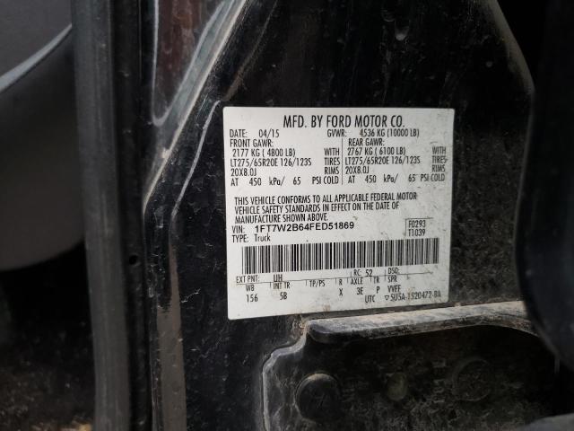 Photo 11 VIN: 1FT7W2B64FED51869 - FORD F250 SUPER 