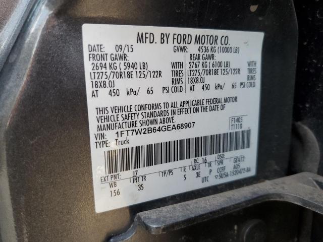 Photo 11 VIN: 1FT7W2B64GEA68907 - FORD F250 