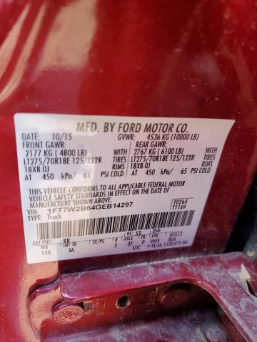 Photo 12 VIN: 1FT7W2B64GEB14297 - FORD F250 