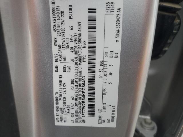 Photo 11 VIN: 1FT7W2B64KEG86463 - FORD F250 