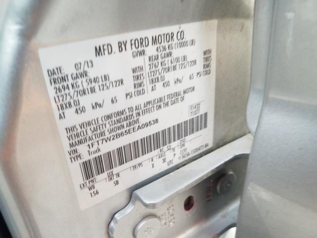 Photo 9 VIN: 1FT7W2B65EEA09538 - FORD F250 SUPER 