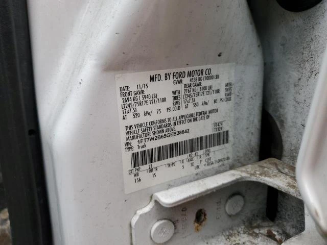 Photo 11 VIN: 1FT7W2B65GEB38642 - FORD F250 SUPER 