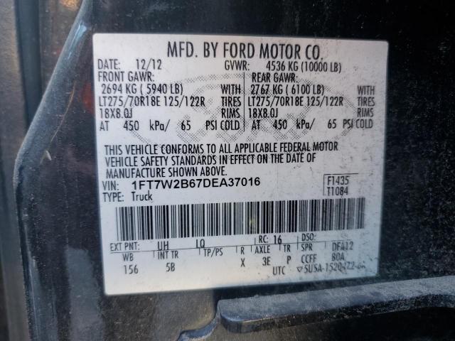 Photo 11 VIN: 1FT7W2B67DEA37016 - FORD F250 SUPER 